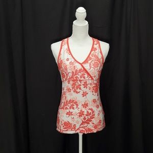 Danskin Now Orange/White  Exercise Top Size S